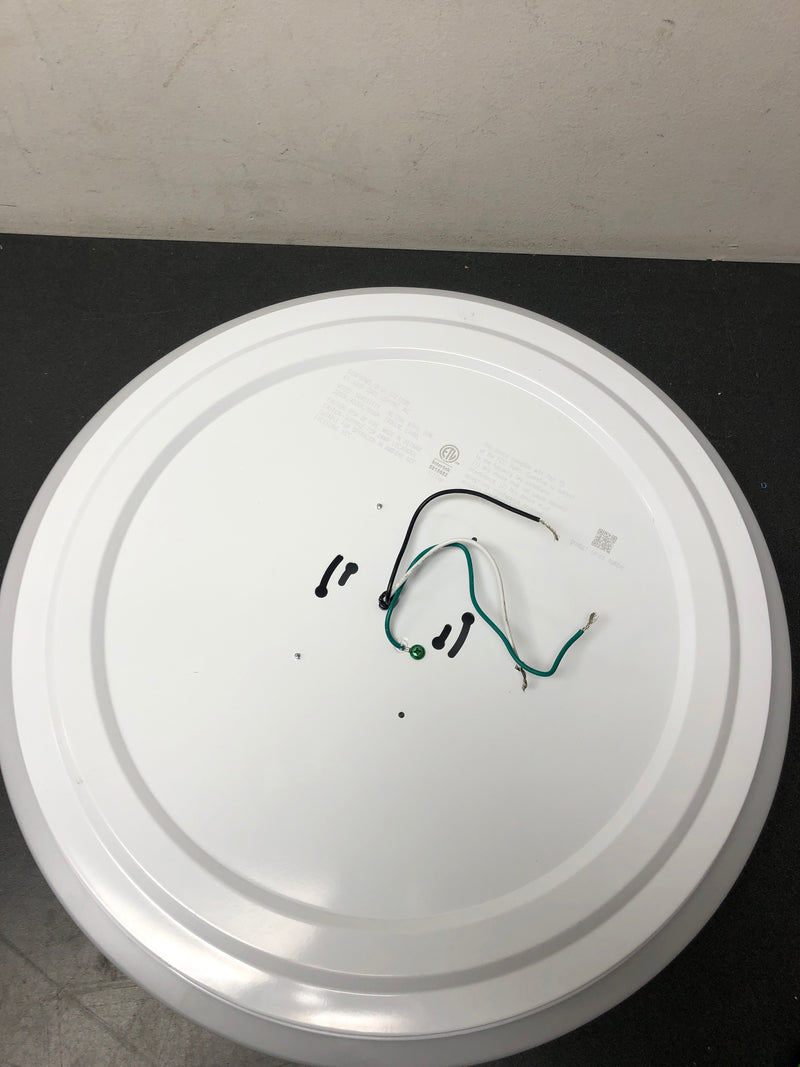 Commercial electric 564511111 20 in. Low Profile LED Flush Mount Round Ceiling Light 2400 Lumens 3000K 4000K 5000K Dimmable Bedroom Lighting