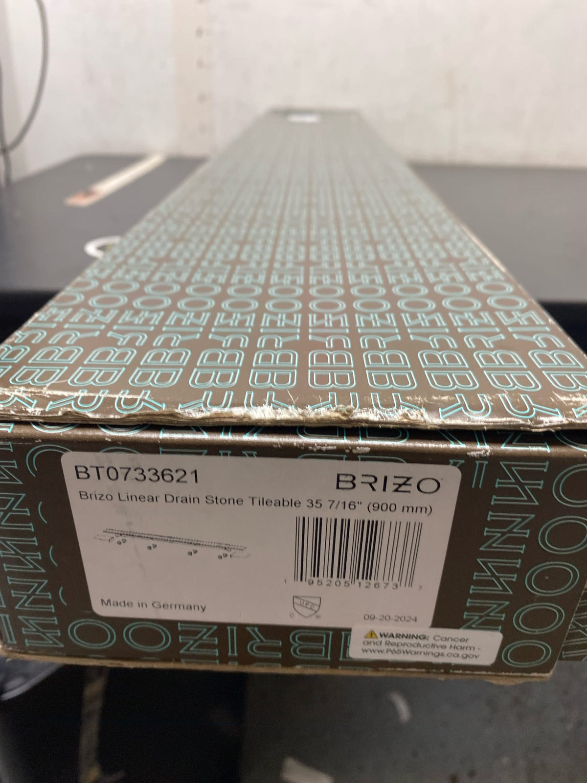 Brizo BT0733621 36" Seamless Linear Shower Drain for Tile or Natural Stone - Less Rough In - N/A