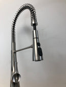 Kohler K-24662-VS Tempered 1.5 GPM Single Hole Pre-Rinse Pull Down Kitchen Faucet - Vibrant Stainless
