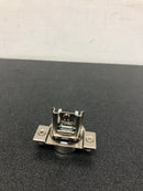 Blum 39C358B.16 BLUMOTION 1 Inch Compact Full Overlay Press-In Doweled Cabinet Door Hinge with 110-Degree Opening Angle and Soft Close Function - Nickel Plated