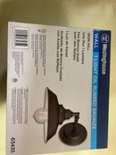 Westinghouse 6343500 Indoor Wall Fixture, 1-Light Sconce, Oil Rubbed Bronze - White Interior