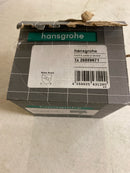 Hansgrohe 26889671 FixFit E Square Wall Elbow with Handshower Holder - Less Hose - Matte Black