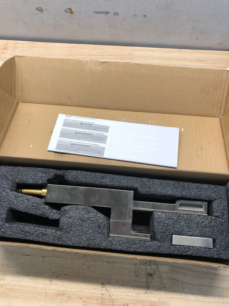 Brizo T65722LF-PC Frank Lloyd Wright 1.2 GPM Wall Mounted Single Handle Bathroom Faucet with Side Spout Laminar Flow - Less Rough-in and Drain Assembly - Chrome