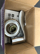 Weslock L0605U6--0020 Bordeau Left Handed Single Dummy Door Lever Set with Round Rose from the Traditionale Collection - Bright Chrome