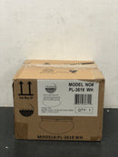 Trans Globe Lighting PL-3618 WH Dash Single Light 8" Wide Flush Mount Ceiling Fixture - White