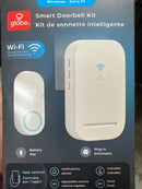 Globe Electric 91009233 Wi-Fi Smart Wireless Doorbell Chime Kit - White
