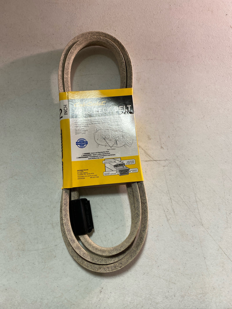 Cub cadet 490-501-C062 Original Equipment Deck Drive Belt for Select 42 in. Front Engine Riding Lawn Mowers OE