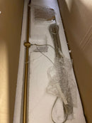 Capital Lighting 849421AD Brody 2 Light 50" Wide Linear Chandelier - Aged Brass