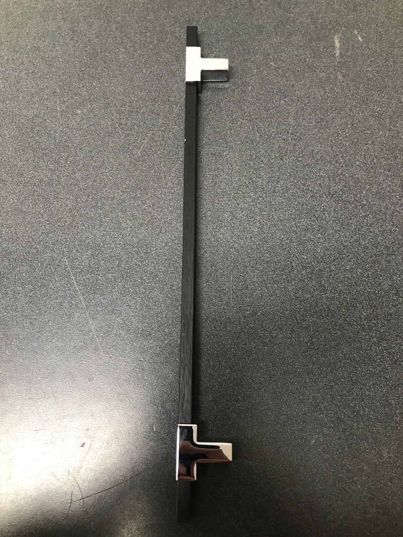 Amerock BP77825626BMB Urbanite 10-1/16 Inch Center to Center Bar Cabinet Pull - Polished Chrome / Brushed Matte Black