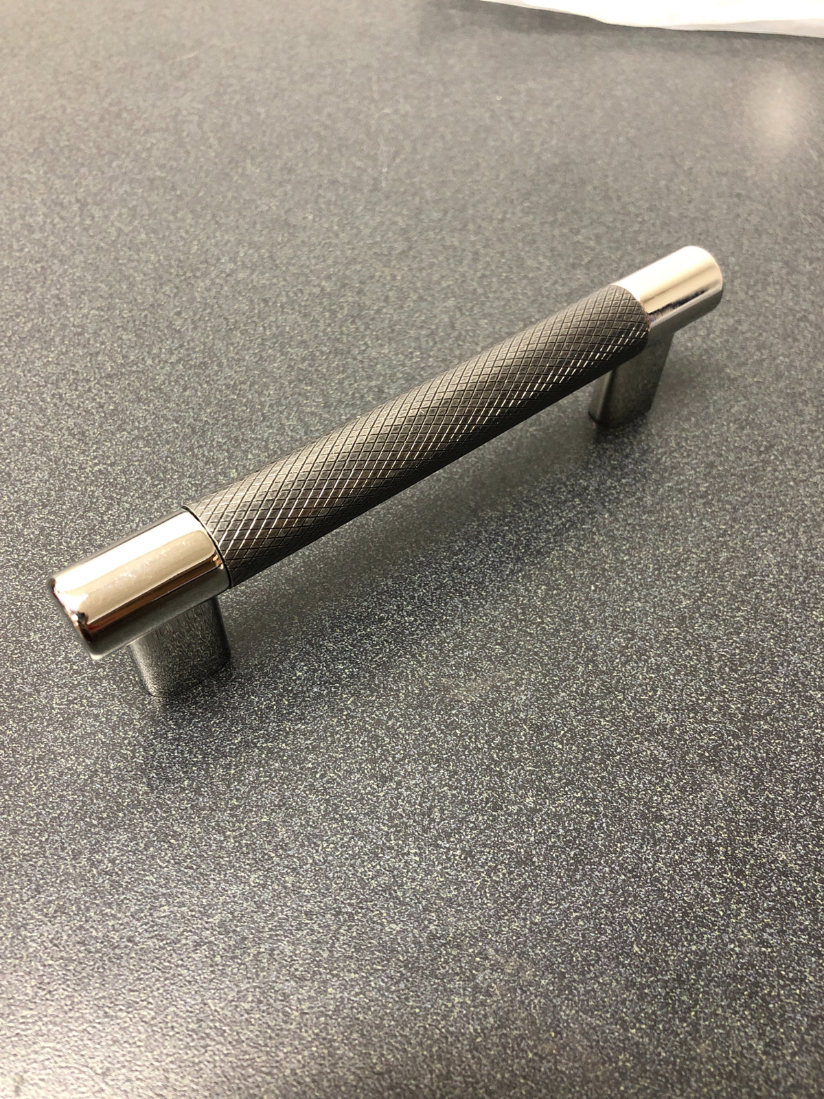Amerock BP36558PNGM Bronx 5-1/16 Inch Center to Center Bar Cabinet Pull - Polished Nickel / Gunmetal