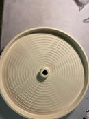 Rev-A-Shelf LD-2063-1836-15-1 Lazy Daisy Plastic 3-Shelf 18" Full Circle Lazy Susan for Corner Base Cabinets - Almond