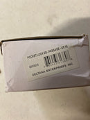 Deltana SDP25U15 Solid Brass 2-1/2" x 2-3/4" Adjustable Pocket Door Passage Lock - Satin Nickel