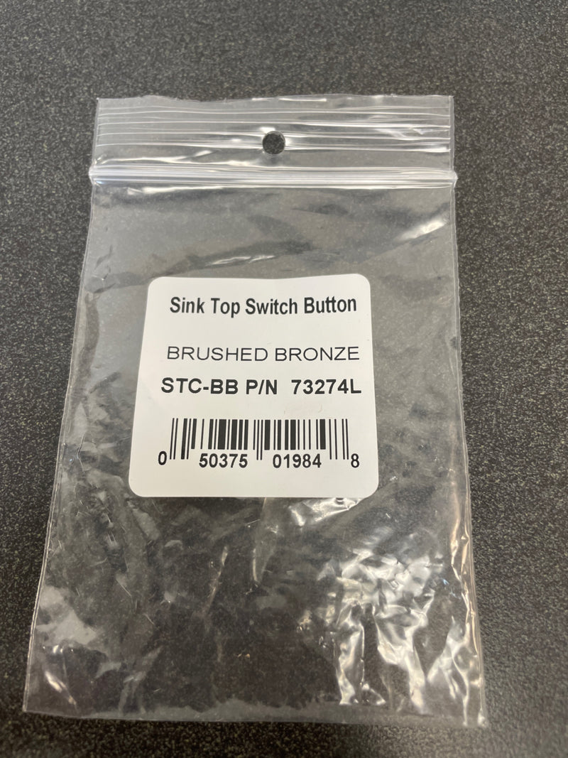 InSinkErator STC-BB Sink Top Mounted Air Switch for Garbage Disposals - Brushed Bronze