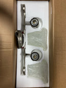 Vaxcel BL-VLD002BN Bella 19.75 in. W 2-Light Brushed Nickel Vanity Light Fixture Transitional White Alabaster Glass Bathroom Wall Lighting