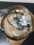 Home decorators collection HDP12107BLGLD Orbit 1-Light Black and Gold Globe Mini Pendant Hanging Light, Kitchen Pendant Lighting