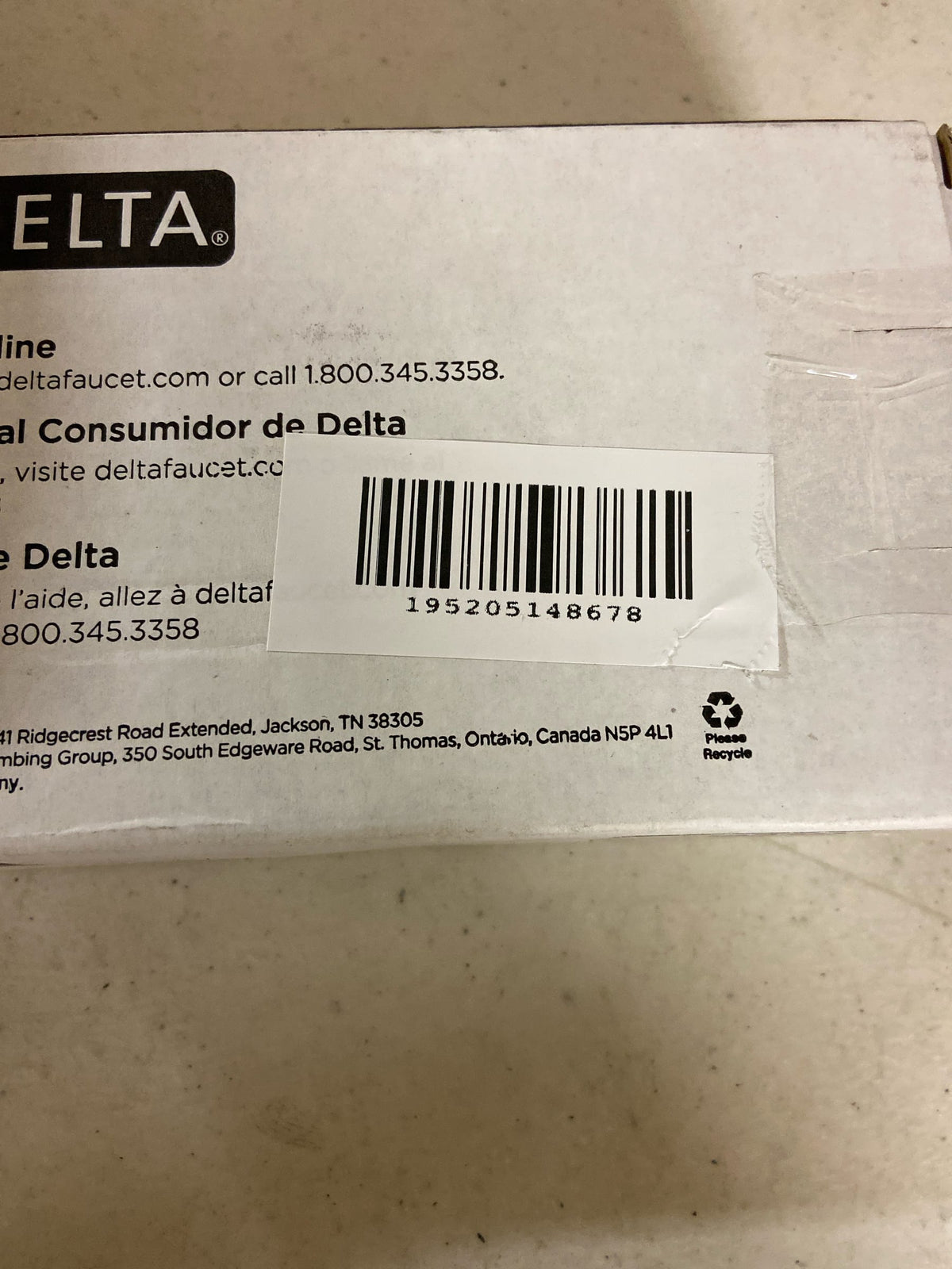 Delta 74260 Altado Universal Toilet Tank Lever - Chrome