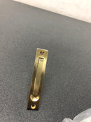 Baldwin 0465044 3/4 Inch x 3-7/8 Inch Solid Brass Edge Pull - Satin Brass