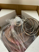 Millennium Lighting 14" Warehouse Shade with Stems & Canopy in Multiple Finishes Satin Black Black Satin