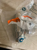 Sharkbite UR24983A Max 1/2 in. Push-to-Connect x 1/2 in. Push-to-Connect x 1/4 in. Compression Chrome-Plated Brass Service Stop Tee