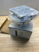 PROFLO PF821PCPQ 2" PVC Adjustable Shower Drain with Square Brass Strainer - Chrome