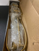 Hansgrohe 04829250 Locarno 26-5/8" Wall Mounted Slide Bar - Includes 63" Hose - Brushed Gold Optic