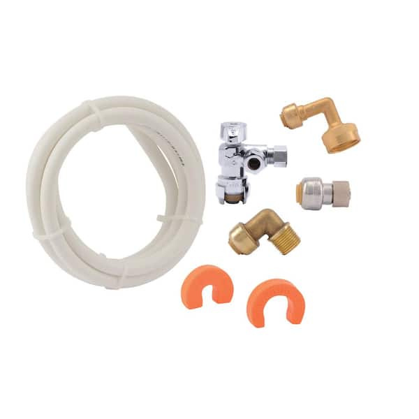 Sharkbite 25568 1/2 in. Brass Push-to-Connect Dishwasher Installation Kit