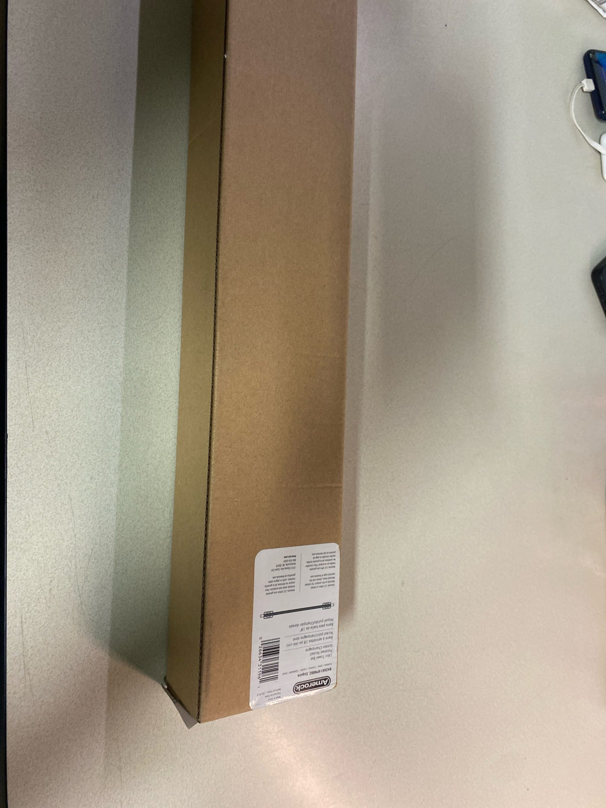 Amerock BH26614PNBBZ Esquire 22-11/16" Towel Bar - Polished Nickel / Golden Champagne