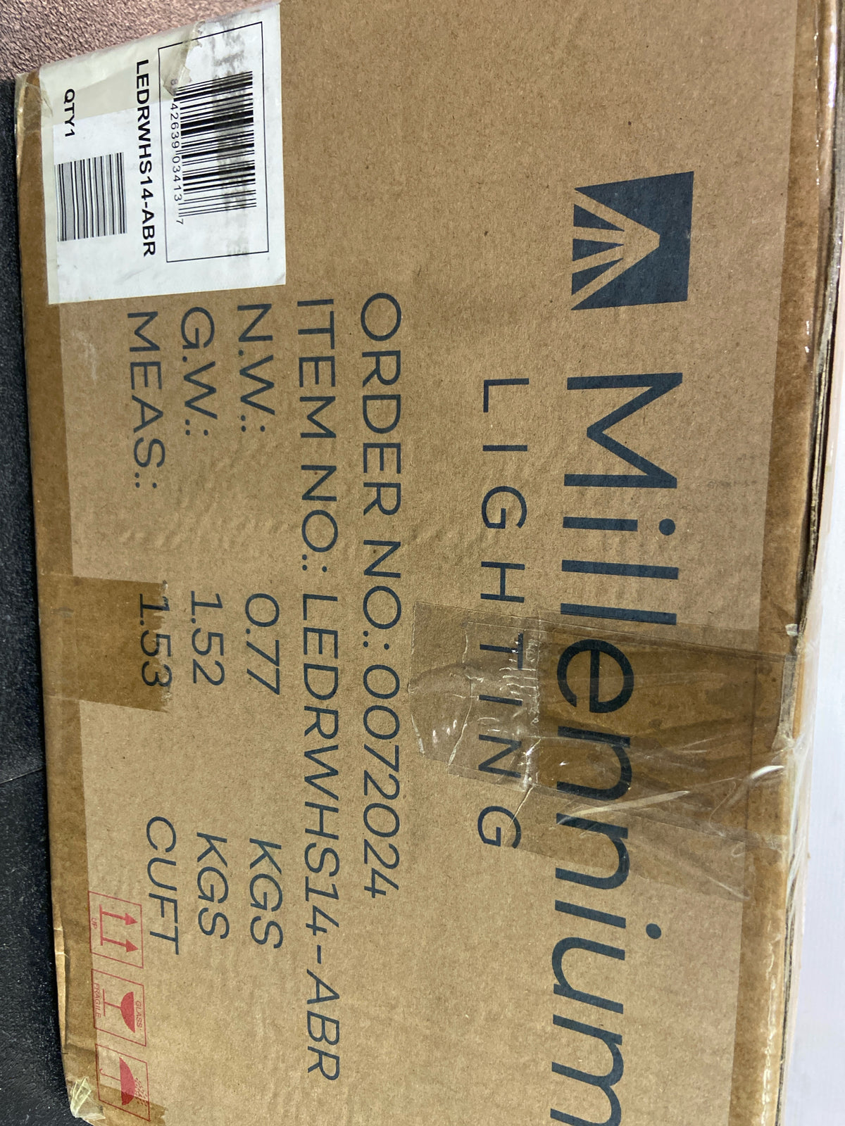 ML Lighting R Series 1-Light LED Warehouse Shade Architect Bronze