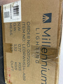 ML Lighting R Series 1-Light LED Warehouse Shade Architect Bronze