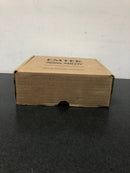 Emtek 5210HECUS26RH Hercules Right Handed Privacy Door Lever Set with Square Rose from the Brass Modern Collection - Polished Chrome