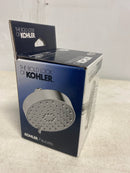 Kohler 72419-G-BN Awaken 3-Spray Patterns 4.3 in. Single Wall Mount Fixed Shower Head in Vibrant Brushed Nickel