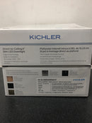 Kichler DLSL06R3090WHT LED Canless Recessed Light 6" Recessed Trim - IC Rated - 3000K - Textured White