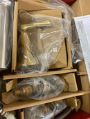 Price Pfister Pref, LG49-RH3BG, Rhen 1.2 GPM Widespread Bathroom Faucet, Brushed Gold