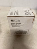 Delta Diverter Rough-In Valve for Delta 3 Function and 6 Function Diverter Trims