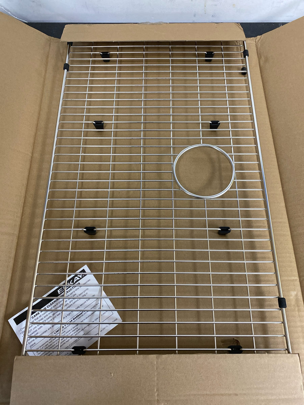Elkay EBG2815 15.25 in. x 28.25 in. Bottom Grid for Kitchen Sink in Stainless Steel