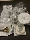 Delta Faucet Trinsic 17 Series Dual-Function Shower Trim Kit with Single-Spray H2Okinetic Shower Head, Chrome T17259 (Valve Not Included)