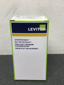 Leviton MGFT2-W 20 Amp Lev-Lok Modular Wiring Device SmartlockPro Industrial Grade GFCI Outlet, White