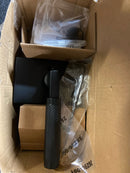 Kwikset 973PVLRCT-514 Prava Lever Dummy Interior Pack with Knurled Handle and Rectangle Rose for Handlesets - Matte Black