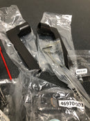 Baldwin PVSQUCSR112 Square Privacy Lever Set with Contemporary Square Rose - Venetian Bronze