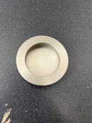 Deltana FP238U15 2-1/2" Diameter Solid Brass Round Flush Sliding Door Pull - Satin Nickel