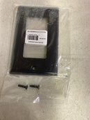 Single Rocker Switch Plate, Number of Gangs: 1 Solid Brass, Oil Rubbed Bronze Finish