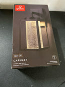 Globe Electric 44359 Capulet Single Light 13" Tall LED Outdoor Wall Sconce - Black