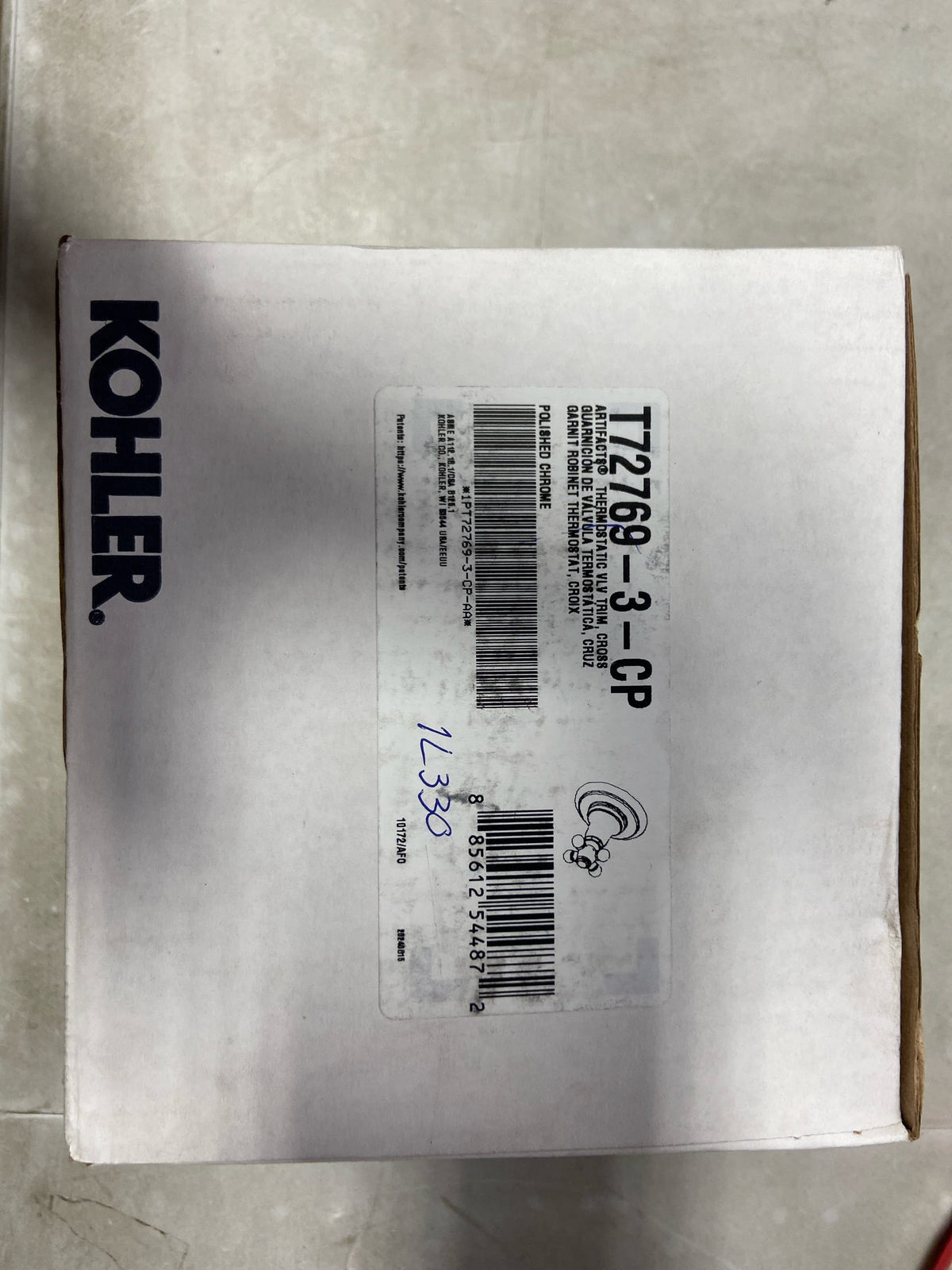 Kohler K-T72769-3 Artifacts Thermostatic Valve Trim Only - Less Rough In, Polished Chrome