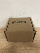 EMTEK Modern Rectangular Rosette Privacy Set with Matching Finish Freestone Lever - Choice of Left/Right Handing and 7 Finishes - 5212FRLLHUS4 - Left Handed (LH) - Satin Brass (US4)