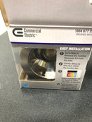 Commercial electric NK01aA11CR1259E 3 in New Construction or Remodel Brushed Nickel Canless Integrated LED Recessed Light Kit with Color Changing Technology