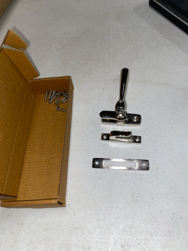 Signature Hardware 473679 Casement Window Latch - Brass - Polished Nickel