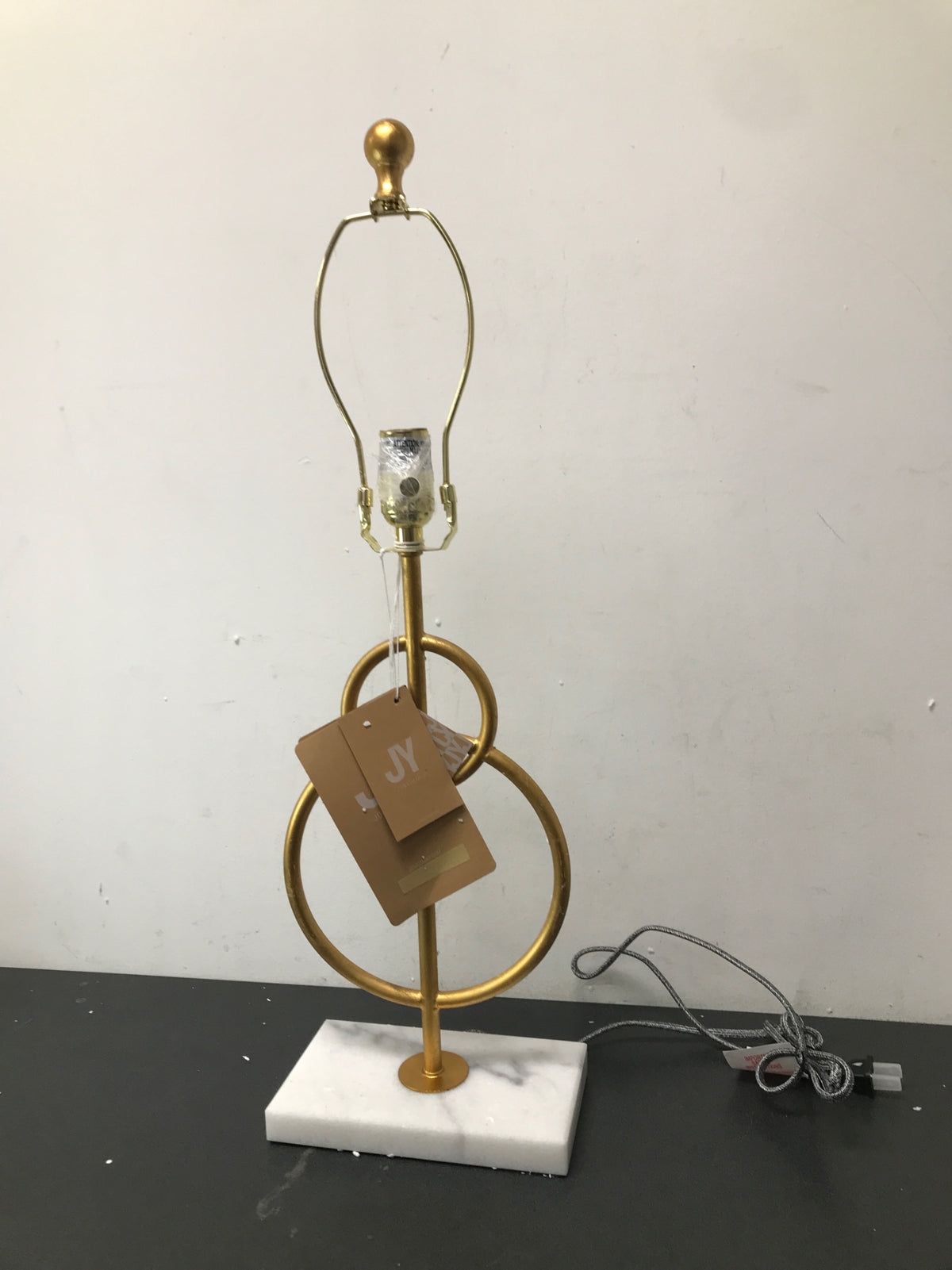 JONATHAN Y Lighting JYL1096A Haines 26" Tall LED Table Lamp - Gold Leaf