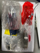 Jonathan y JYL9547C Juno 13 in. 1-Light Nickel Farmhouse Industrial Iron Cylinder LED Wall Sconce Vanity Light