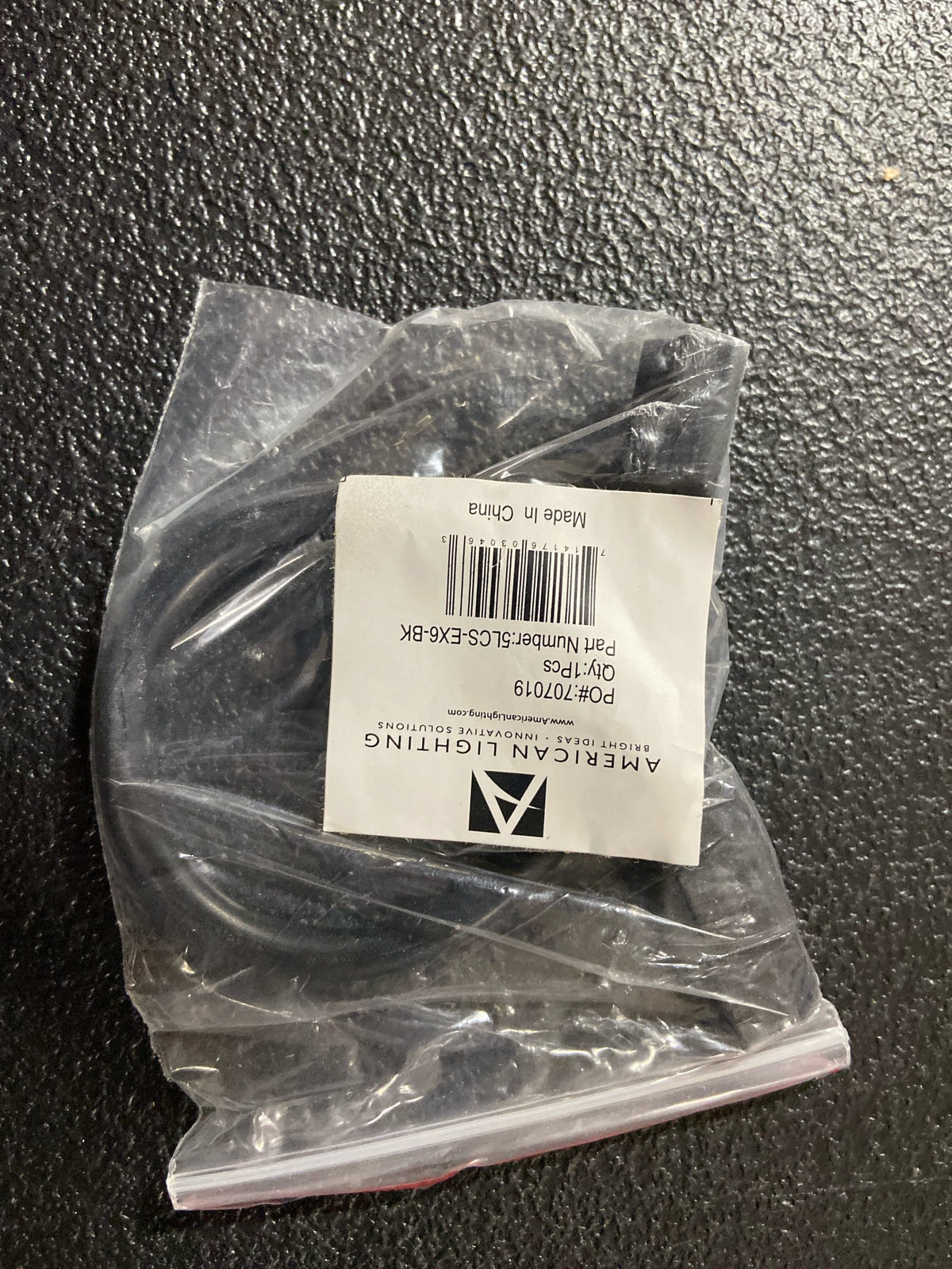American Lighting 5LCS-EX6-BK Under Cabinet 3" Long Link Cable - N/A