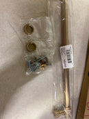 Emtek 86693US4 Jasper 12 Inch Center to Center Bar Appliance Pull from the Industrial Modern Collection - Satin Brass